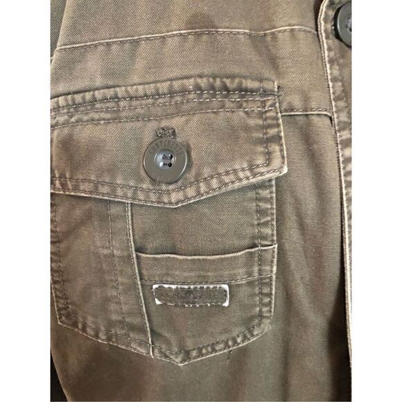 Continente gorpcore military green utility quilted vintage jacket - Picture 14 of 16